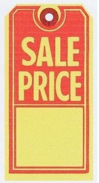sale price tag