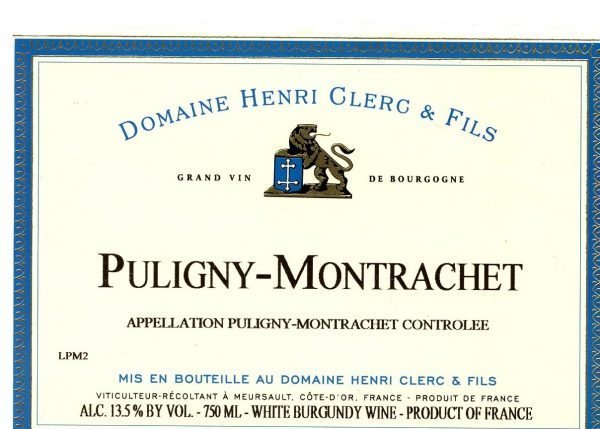 Henri Clerc Puligny-Montrachet 