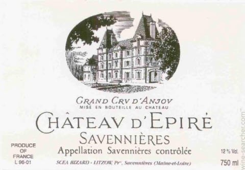 Chateau d'Epire Savennieres