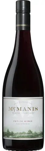 McManis Petite Sirah bottle