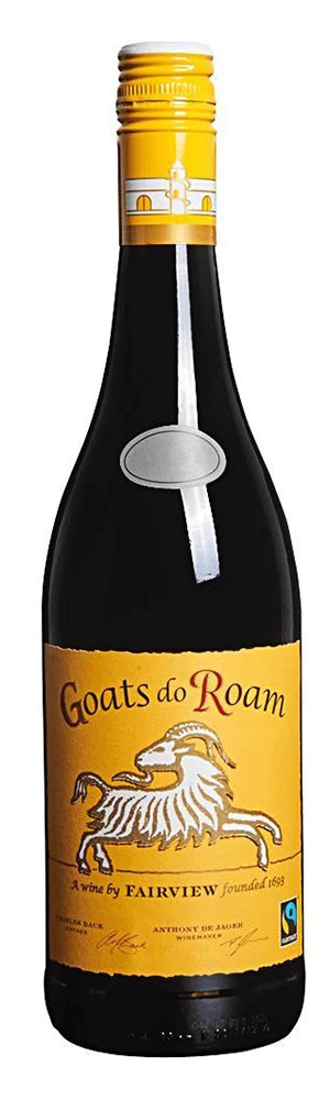 Goats do Roam red blend bottle